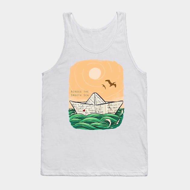 across the smooth sea Tank Top by awanndus